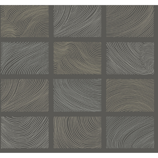 Picture of Bronson Slate Topography Wallpaper