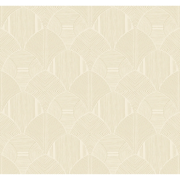 Picture of Meyberg Khaki Geometric Wallpaper