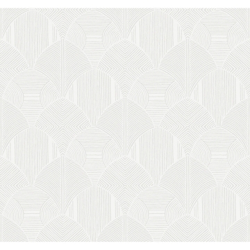 Picture of Meyberg Silver Geometric Wallpaper