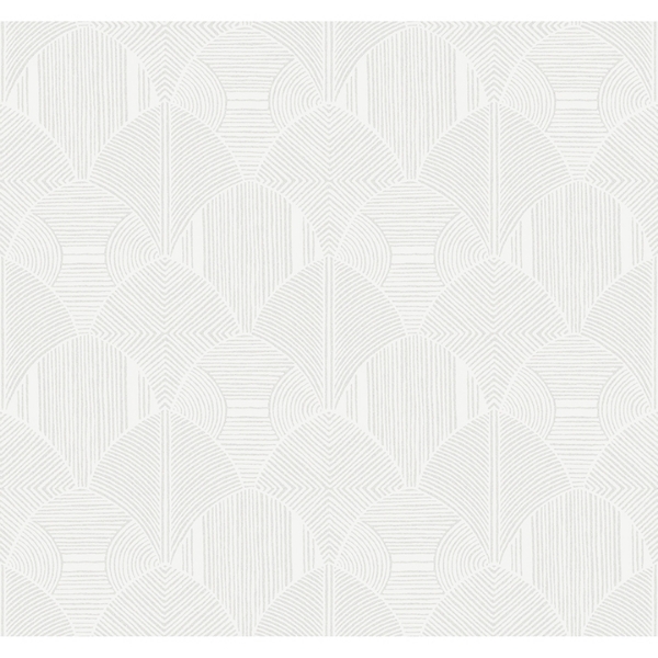 Picture of Meyberg Silver Geometric Wallpaper