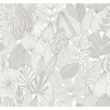 Picture of Mathias Grey Botanical Wallpaper