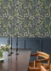 Picture of Mildred Charcoal Botanical Trail Wallpaper