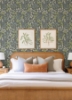 Picture of Mildred Charcoal Botanical Trail Wallpaper