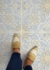 Picture of Decora Blue Peel and Stick Floor Tiles