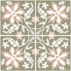 Picture of Lillium Green Peel and Stick Floor Tiles