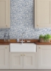 Picture of Chinoiserie Garden Indigo Peel and Stick Wallpaper