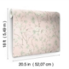 Picture of Chinoiserie Garden Pink Peel and Stick Wallpaper