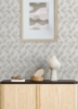 Picture of Gilded Floral Cream Peel and Stick Wallpaper