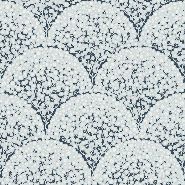 Picture of Rowan Blue Peel and Stick Wallpaper