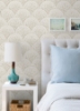 Picture of Rowan Taupe Peel and Stick Wallpaper