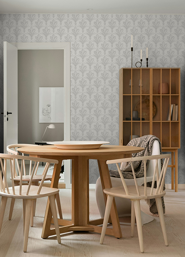 NUS6373 Larkyn Grey Peel and Stick Wallpaper by NuWallpaper