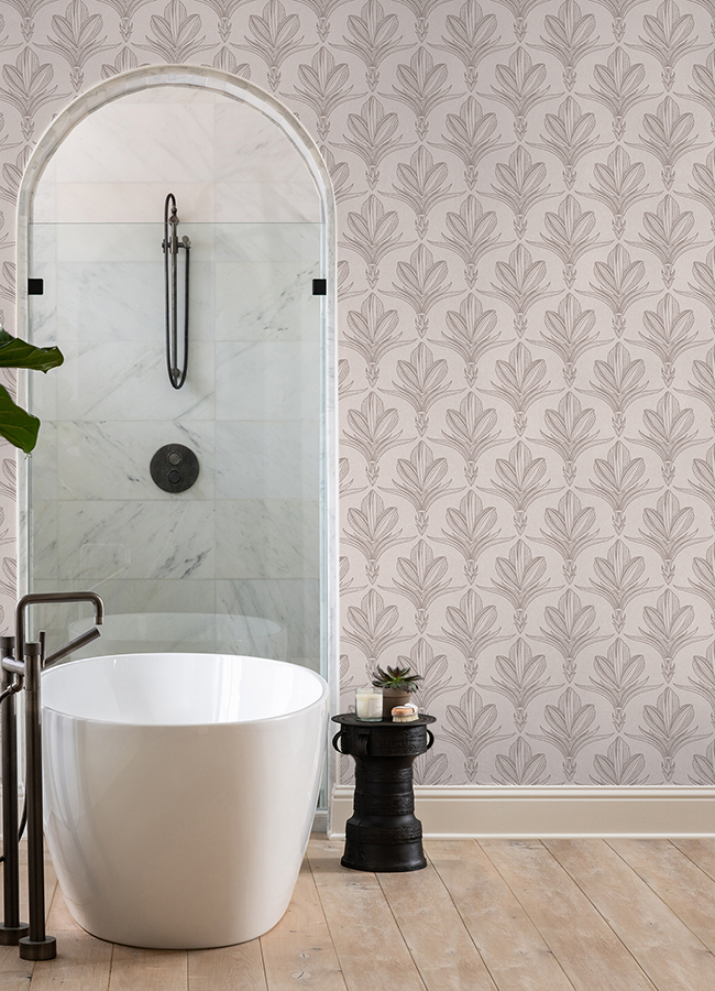 NUS6374 Larkyn Pink Peel and Stick Wallpaper by NuWallpaper