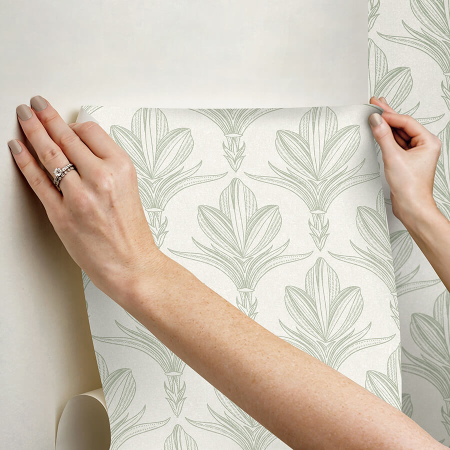 NuWallpaper Rachel Antonoff "Green The Chase" Peel And Stick Wallpaper - 20.5"x18' Roll