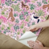 Picture of Must Love Dogs Pink Peel and Stick Wallpaper