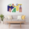 Picture of Fun Haus Modular Mural Peel & Stick Wall Decals