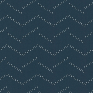 Picture of Aviator Indigo Abstract Chevron Wallpaper