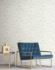 Picture of Calder Platinum Abstract Wallpaper