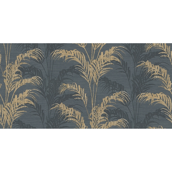 Picture of Rattan Charcoal Palm Wallpaper