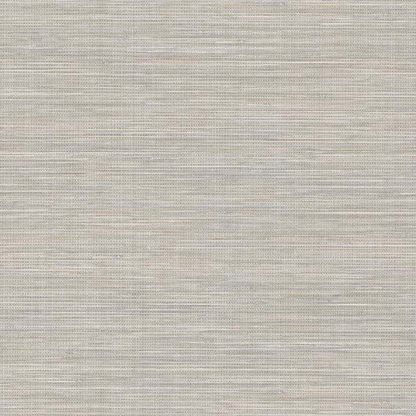 Picture of Winn Light Grey Faux Grasscloth Wallpaper