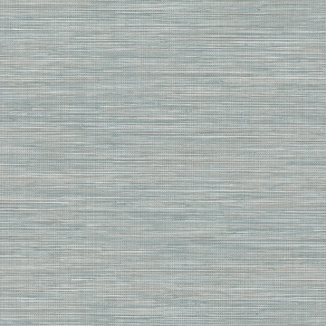 Picture of Winn Aqua Faux Grasscloth Wallpaper