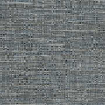 Picture of Winn Sapphire Faux Grasscloth Wallpaper