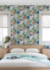 Picture of Dream Garden Off White Peel and Stick Wallpaper