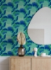 Picture of Retro Esme Aqua Peel and Stick Wallpaper