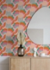 Picture of Retro Esme Pink Peel and Stick Wallpaper