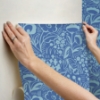 Picture of Jeani Blue Peel and Stick Wallpaper