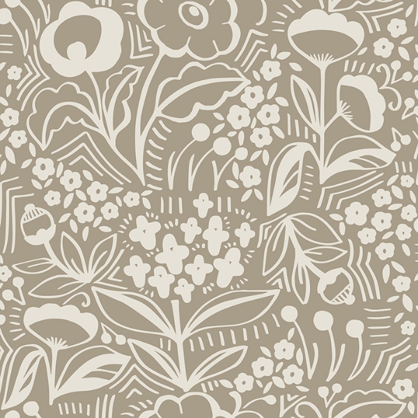 Picture of Jeani Light Brown Peel and Stick Wallpaper