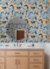 Picture of Talia Light Blue Peel and Stick Wallpaper