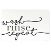 Picture of Wash Rinse Repeat Navy Stone Quick Drying Mat