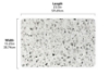 Picture of Terrazzo Grey Stone Quick Drying Mat