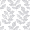 Picture of Sprig Grey Self Adhesive Wallpaper