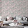 Picture of Rosaline Light Grey Floral Wallpaper