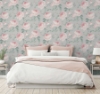 Picture of Rosaline Light Grey Floral Wallpaper