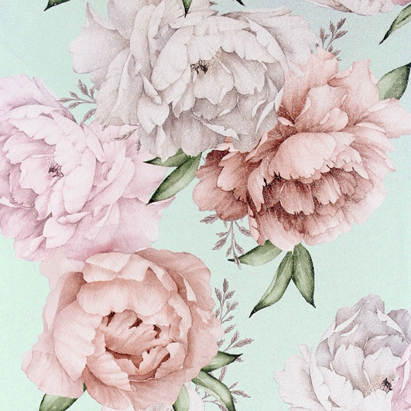 Picture of Sophie Mint Floral Wallpaper