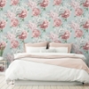 Picture of Sophie Mint Floral Wallpaper