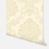 Picture of Harriet Khaki Damask Wallpaper