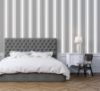 Picture of Palazzo Silver Stripe Wallpaper