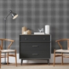 Picture of Hector Charcoal Plaid Wallpaper