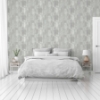 Picture of Kintsugi Silver Geometric Wallpaper