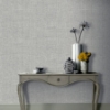 Picture of Elfrida Grey Linen Wallpaper