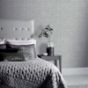 Picture of Elfrida Grey Linen Wallpaper