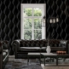 Picture of Wilhelmina Black Ribbon Wallpaper