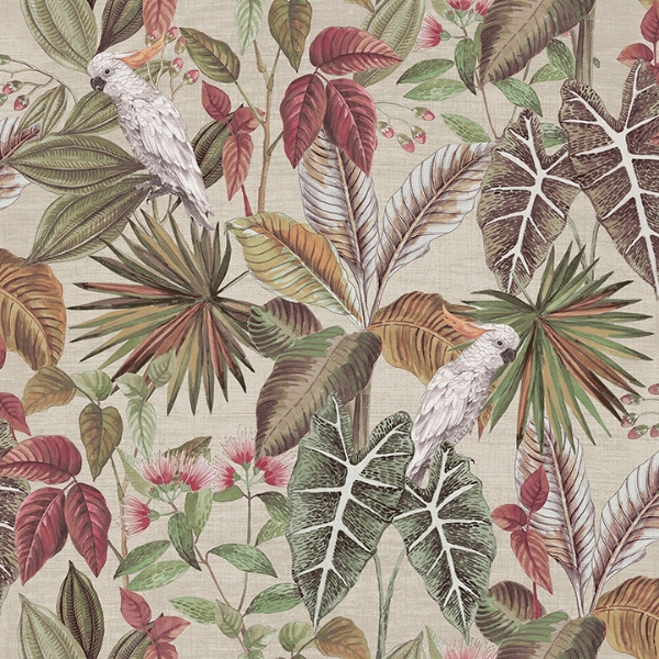 Picture of Lorraine Neutral Tropical Wallpaper