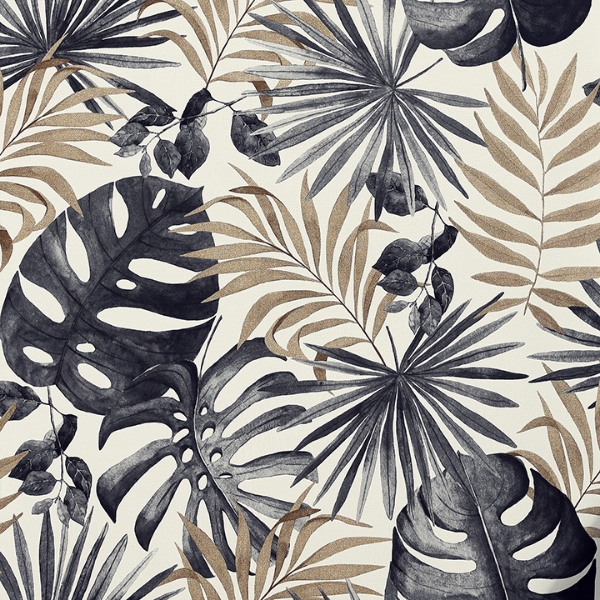 Picture of Eustis Black Jungle Wall Wallpaper