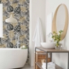 Picture of Eustis Black Jungle Wall Wallpaper