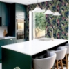 Picture of Rudy Navy Pretty Polly Wallpaper