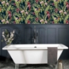 Picture of Rudy Navy Pretty Polly Wallpaper